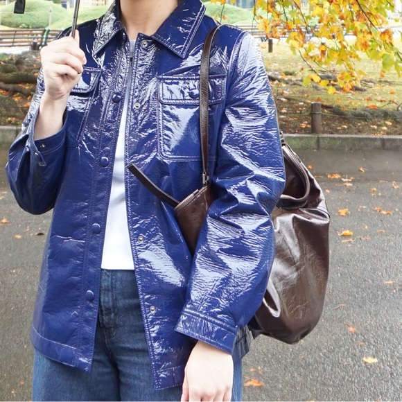 Zara 100% Genuine Leather Dark Brown Hobo Bag - Picture 4 of 8